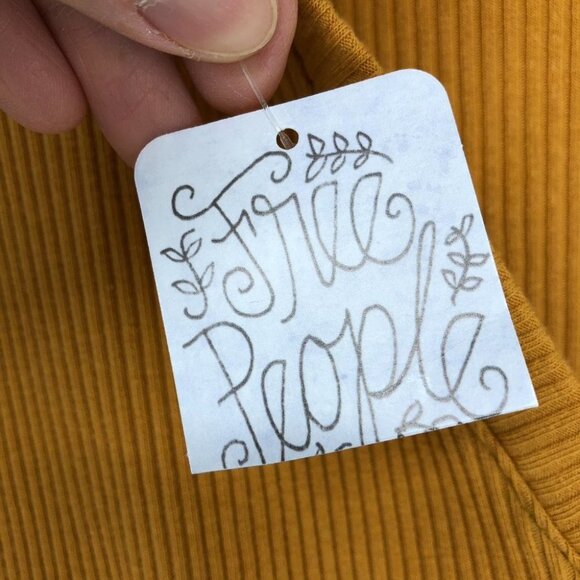 NWT FREE PEOPLE yellow On The Rooftop mini Dress S - Picture 14 of 16